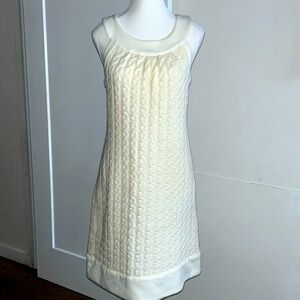 NWT INC cream colored wool sweater dress size M